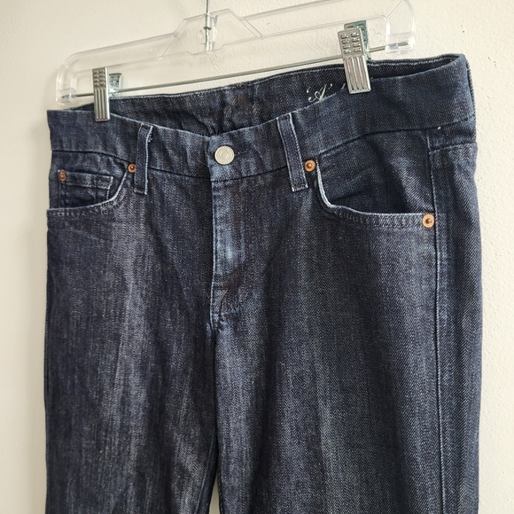 Seven7 all of Men Kind Dark Wash Pocket A Ladies Jeans Size 29 Y2K - Picture 4 of 11
